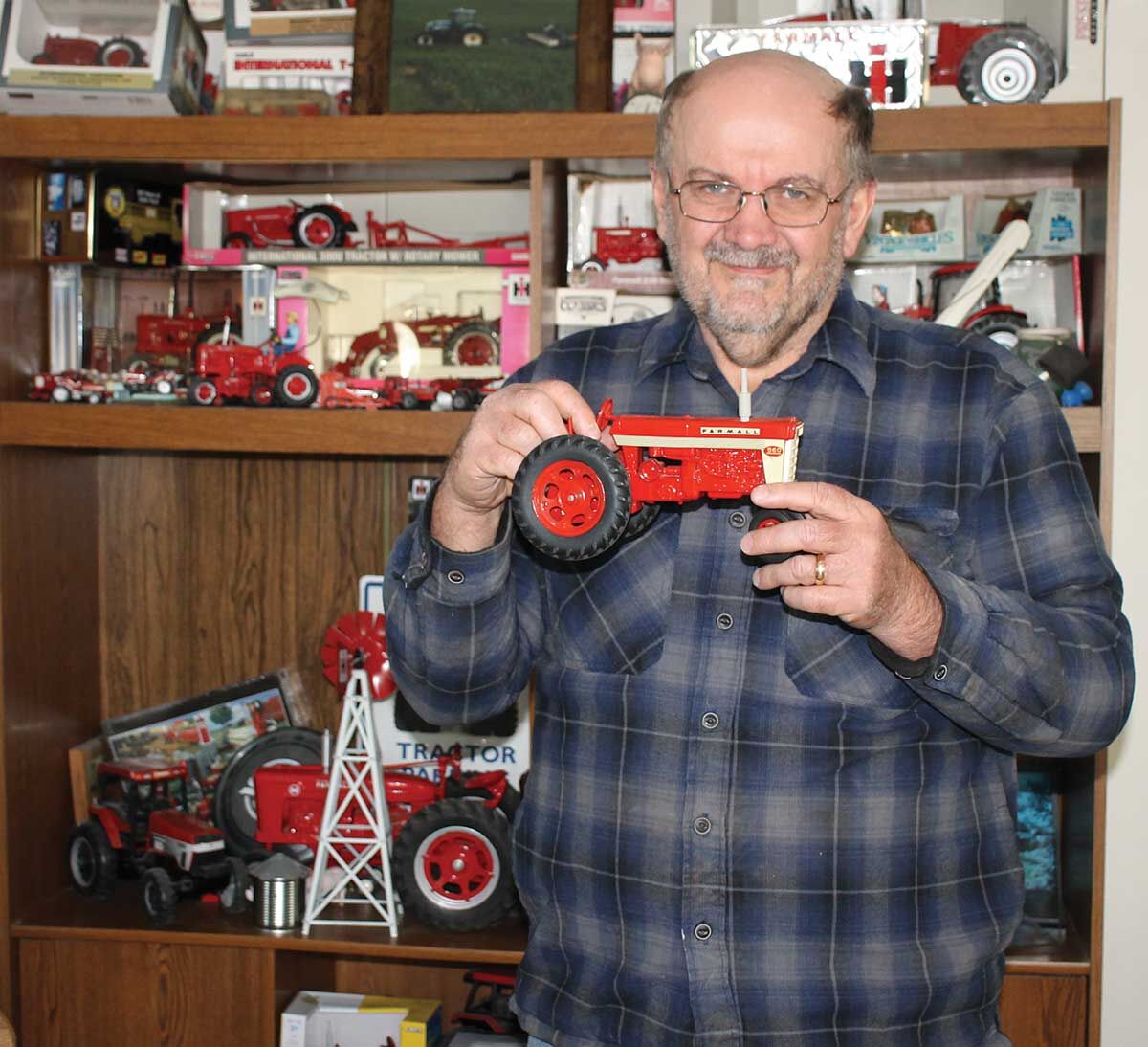 Gary Asay's collection of toy tractors